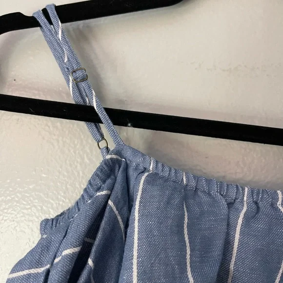 Vintage Havana blue and white striped jumpsuit - Picture 4 of 6